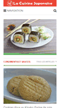Mobile Screenshot of la-cuisine-japonaise.com