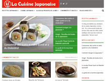 Tablet Screenshot of la-cuisine-japonaise.com